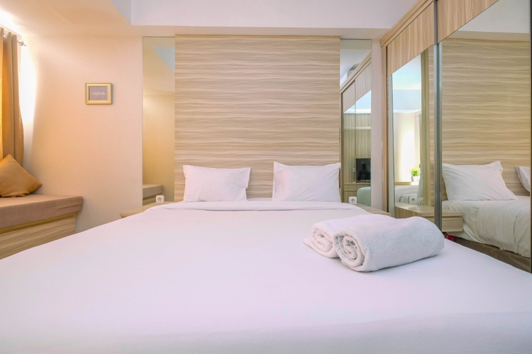 Bedroom 4, Warm and Homey Studio at The Oasis Cikarang Apartment, Cikarang