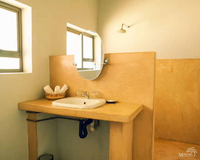 Bathroom 3, Masumu River Lodge, Binga