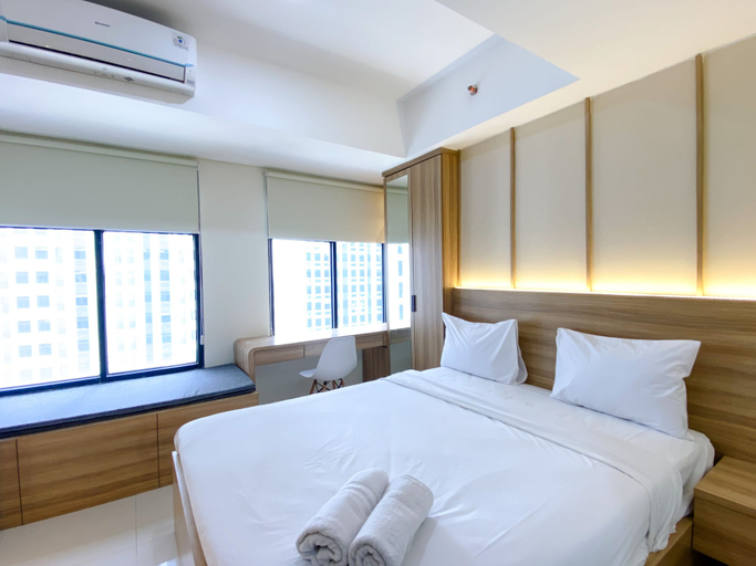 Bedroom 4, Homey And Warm Studio Room Pollux Chadstone Apartment, Cikarang