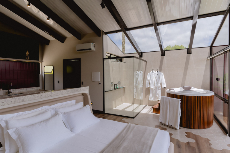 Bedroom 3, Primo Cabana - Hospedagem na Vinícola, Campina Grande do Sul