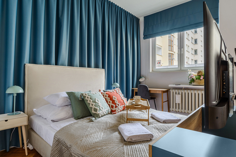 Bedroom 3, Apartament Wiejska I, Warsaw