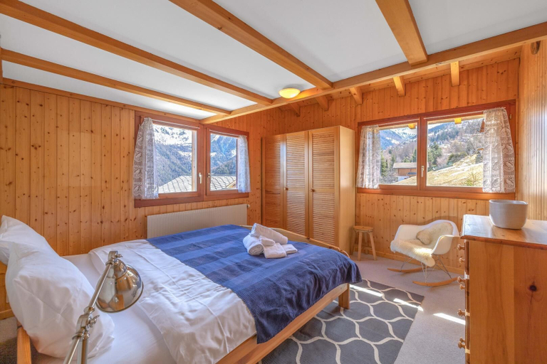 Bedroom 3, Chalet Theo Family Retreat Contemporary Design, Martigny