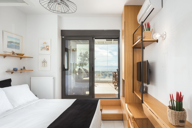 Bedroom 4, Glyfada Panoramic Penthouse, Attica