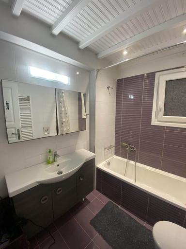 Bathroom, Mykonos Chora 2 Bd House Cycladic Escape, South Aegean