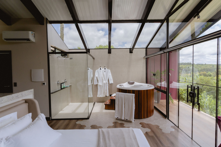 Bedroom 2, Primo Cabana - Hospedagem na Vinícola, Campina Grande do Sul