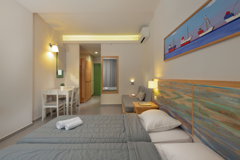 Bedroom 3, Erato Beach Hotel Adults Only, Crete