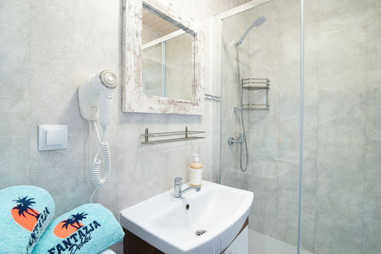 Bathroom, Domki Fantazja Dębki, Puck