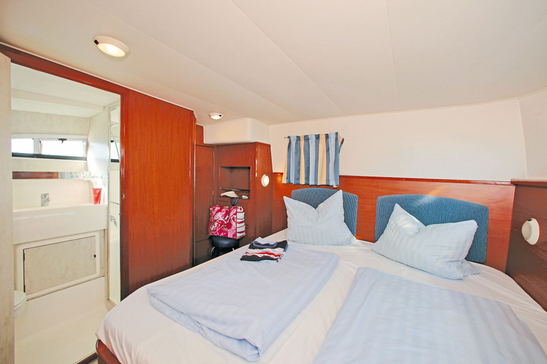 Bedroom 3, Boats & Yachts at Rechlin Harbor by Kuhnle-Tours, Mecklenburgische Seenplatte