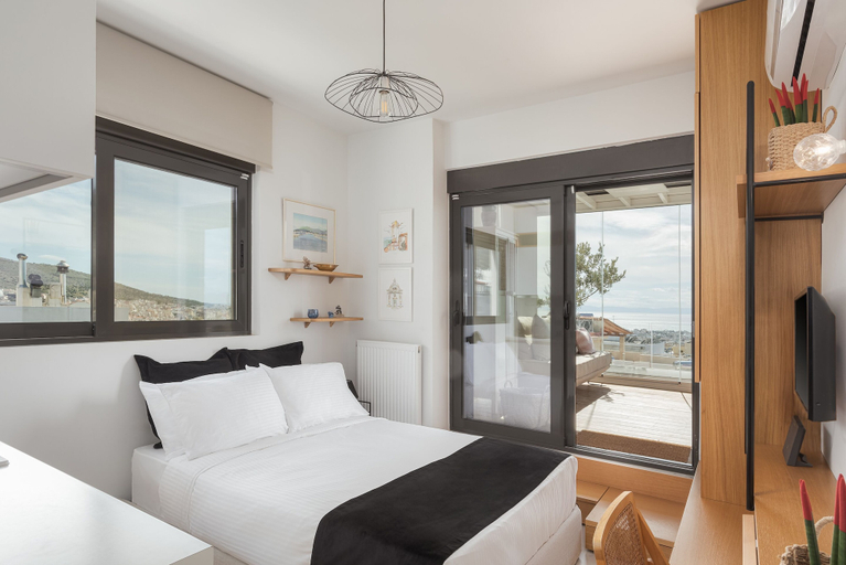 Bedroom 5, Glyfada Panoramic Penthouse, Attica