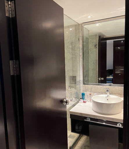 Bathroom, Hotel RS Blue, Agra