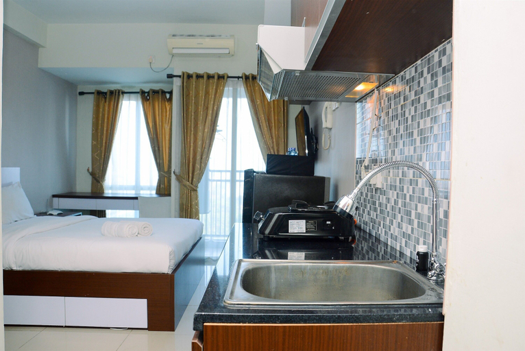 Bedroom 4, Modern And Comfy Studio At Grand Dhika City Apartment, Bekasi