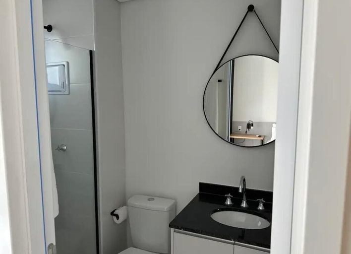 Bathroom, Studio em Perdizes - em frente a PUC, São Paulo