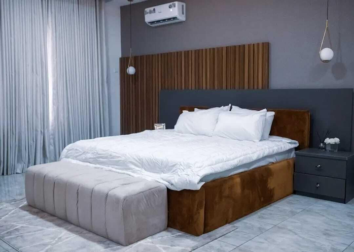 Bedroom, 4 bedroom terrace with pool & chef, Eti-Osa
