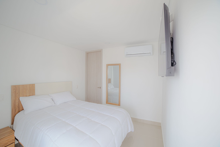 Bedroom 2, 1 Br Bright & Cozy loft in Cartagena, Cartagena de Indias