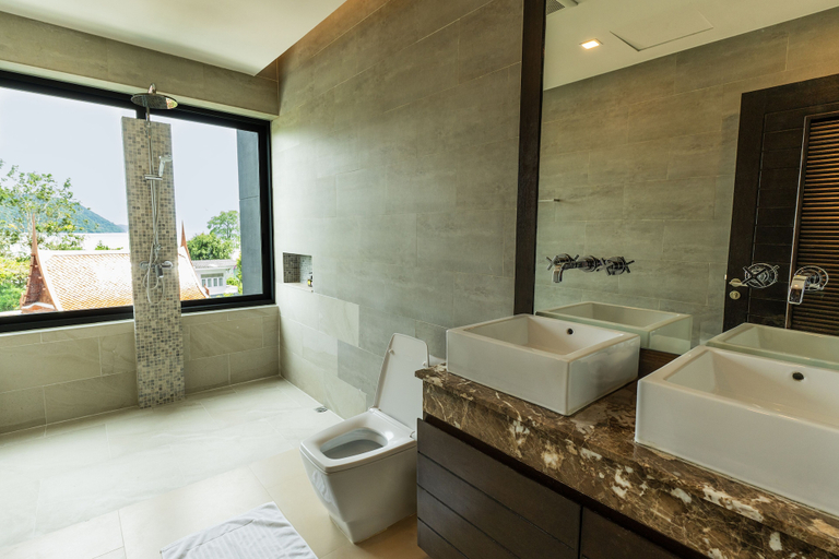 Bathroom 3, Attractive SeaView 4br Private PoolVilla, Phuket Island