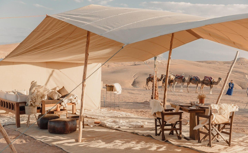 Living area 5, Tent At Agafay, Al Haouz