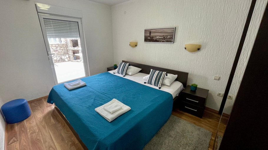 Bedroom 4, Family House with pool & sea view