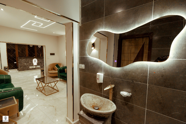 Bathroom 3, Queen Ash Pyramids View INN, Giza