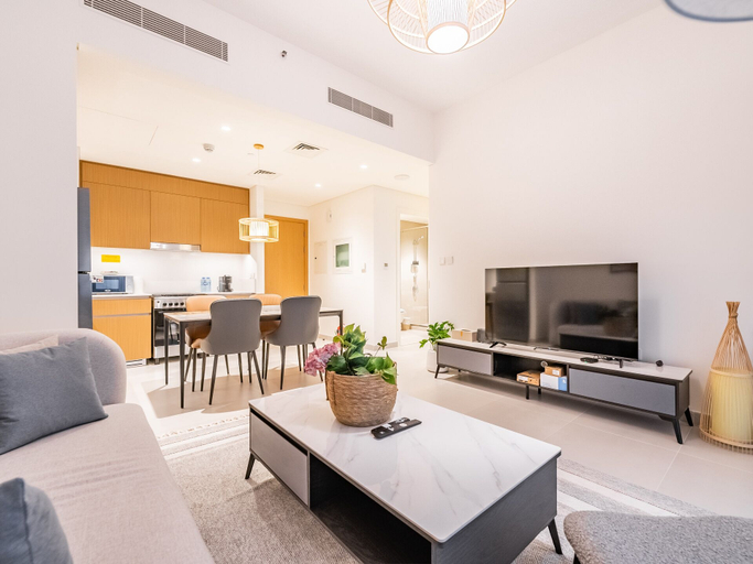 Living area 4, Creek Beachfront Heaven 1BR Luxe Harbor, Dubai