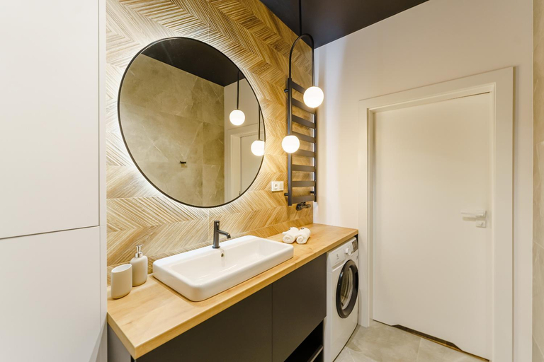 Bathroom 2, Apartamenty Lighthouse - Sauna & Fitness & Jacuzzi - Baltic Marina Residence, Kołobrzeg