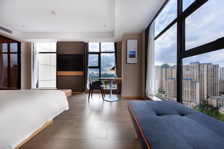 Bedroom 2, Atour Hotel Guiyang Guanshanhu Park, Guiyang