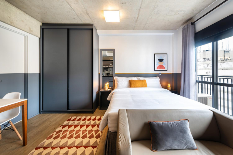 Bedroom 2, 91 Design studio near Paulista, São Paulo