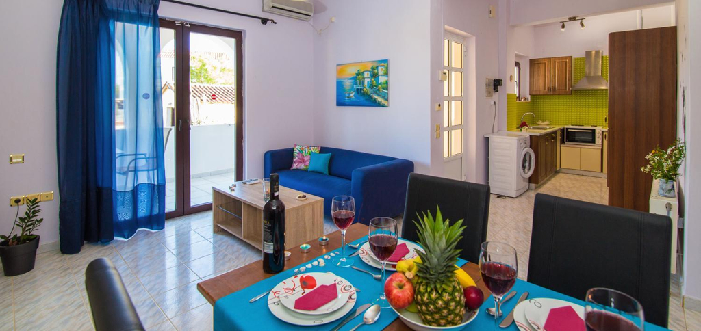 Kitchen 2, Ostria Apartments, Ionian Islands