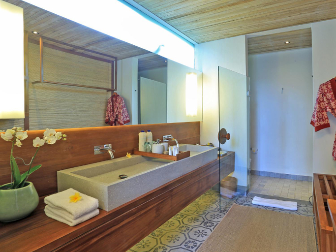 Bathroom 3, Jeeva Santai Villas, Lombok