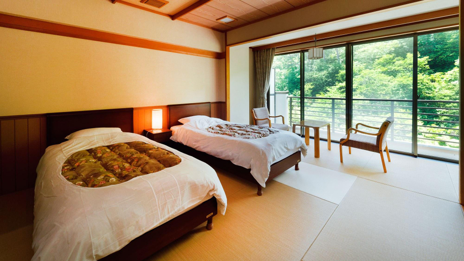 Bedroom 3, Ryokan Tamagoyu, Fukushima