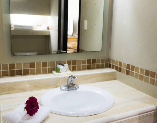 Bathroom, Hotel de Casa Blanca, Lázaro Cárdenas