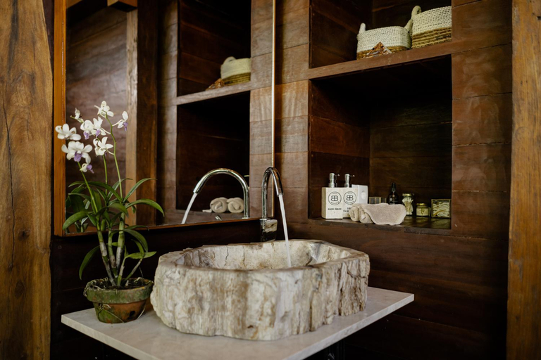 Bathroom 5, Earthship Ubud Eco Villa, Gianyar