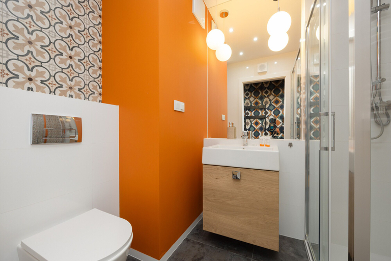 Bathroom 3, Przymorze Pretty Studio by Renters, Gdańsk City