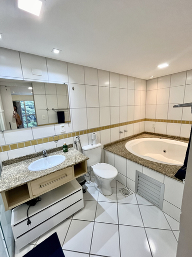 Bathroom 4, Saint Sebastian Flat 616Duplex no Centro, Jaraguá do Sul