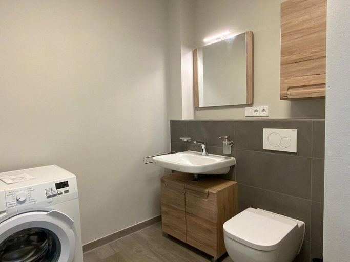 Bathroom 3, Exclusives Appartement auf Fehmarn, Ostholstein