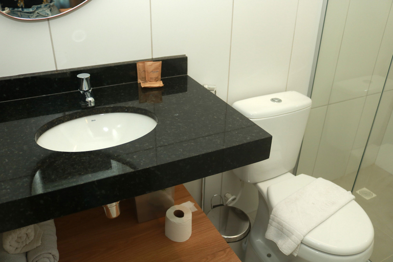 Bathroom, Smart Stay Ponta Verde Apt.504, Maceió (capital)