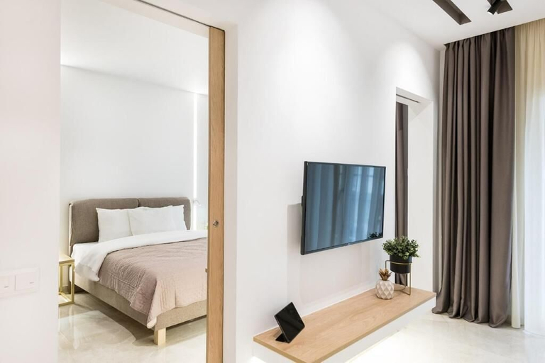 Bedroom 3, Porto Sea View Apartments - Gounari 33, Central Macedonia