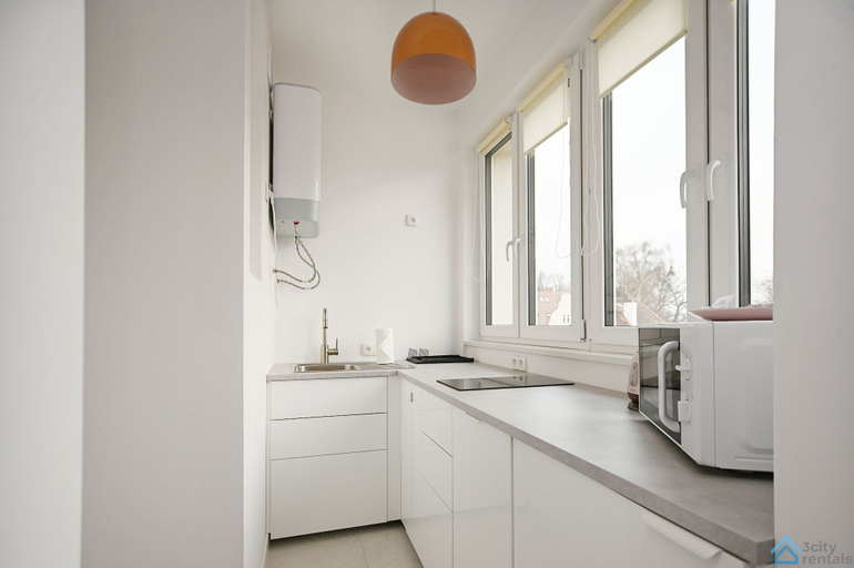 Bathroom, Bianco by 3City Rentals, Sopot