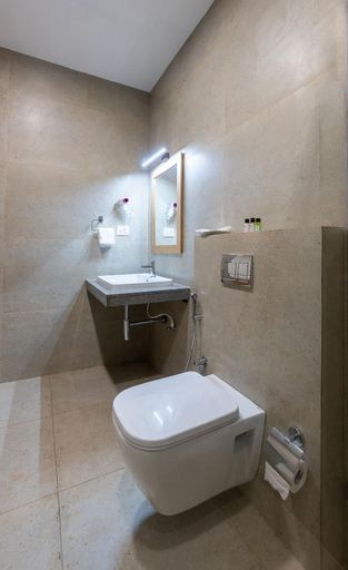 Bathroom 3, Hotel Achyut, Tiruppur