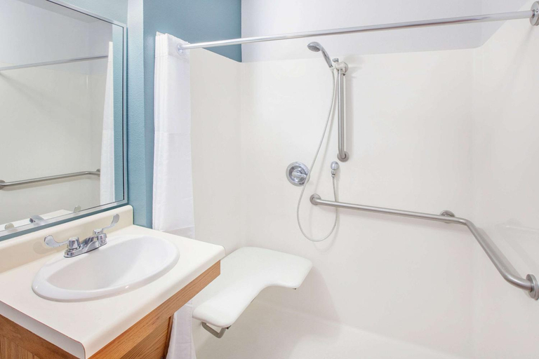 Bathroom 4, WoodSpring Suites Harlingen, Cameron