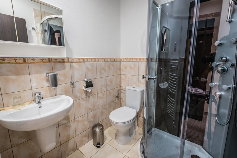 Bathroom 2, Hotel David with Free Parking, Košice IV