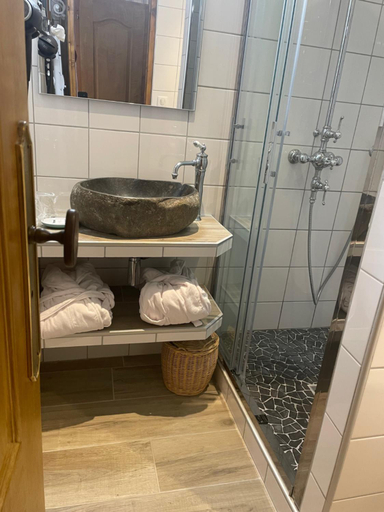 Bathroom 2, Hotel Du Lion D'Or, Hautes-Pyrénées