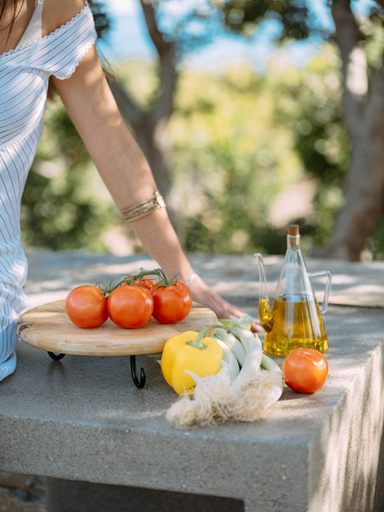 Food & Drinks, Beachfront Linum Escape Retreat with a Heated Pool, Crete