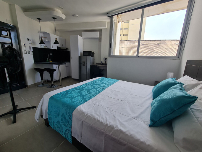 Bedroom 3, 402 Moderno Aparta-Suite en Versalles Tipo Loft - Cali Tower Suites & Lofts, Santiago de Cali