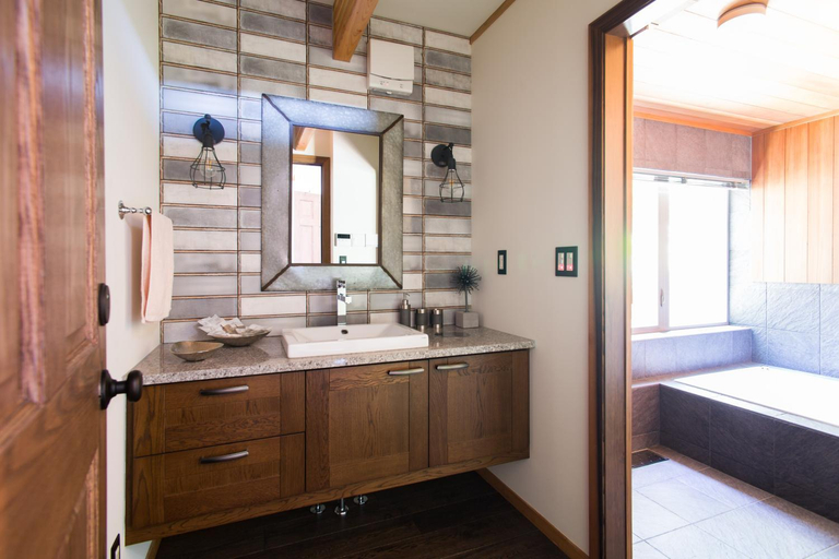 Bathroom 3, Monterey House by SANA, Tateyama
