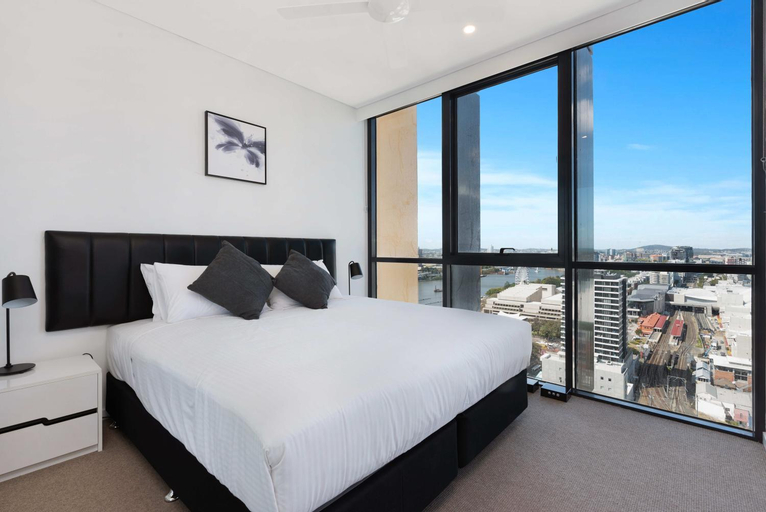 Bedroom 3, Hope Street Apartments By Cllix, South Brisbane
