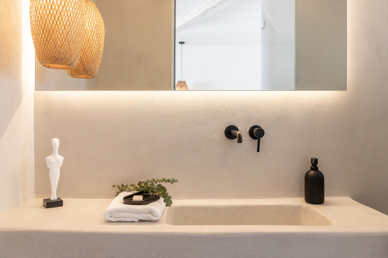 Bathroom 5, Frescoes Luxury Suites, South Aegean