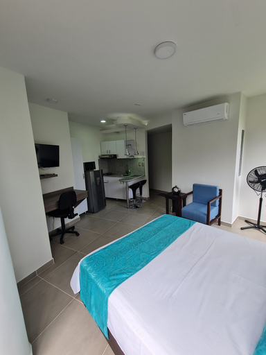 Bedroom 3, 404 Moderno Aparta-Suite en Versalles Tipo Loft - Cali Tower Suites & Lofts, Santiago de Cali