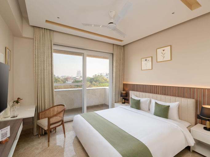 Bedroom 4, Foxtrail, Sector 42 - AM Hotel Kollection, Gurgaon