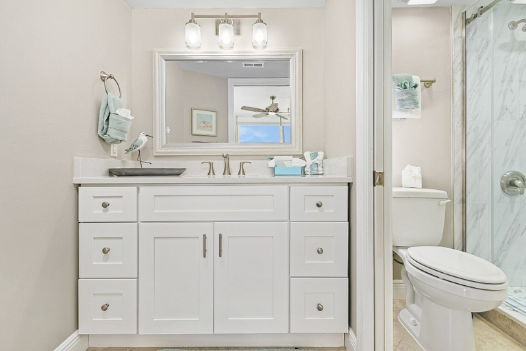 Bathroom 4, Beach Villas # 506-250 Estero Blvd 2 Bedroom Apts by RedAwning, Lee