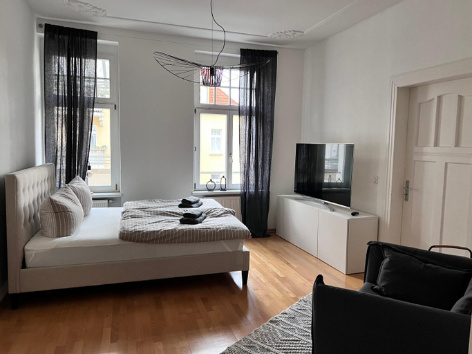 Bedroom 2, Großzugiges Familien Apartment am Kressepark, Erfurt